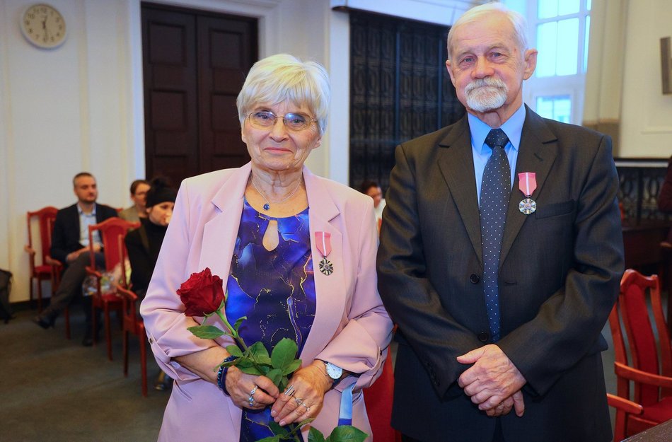 Łódź. Medale za długoletnie pożycie małżeńskie. Rekordziści są razem od 66 lat!
