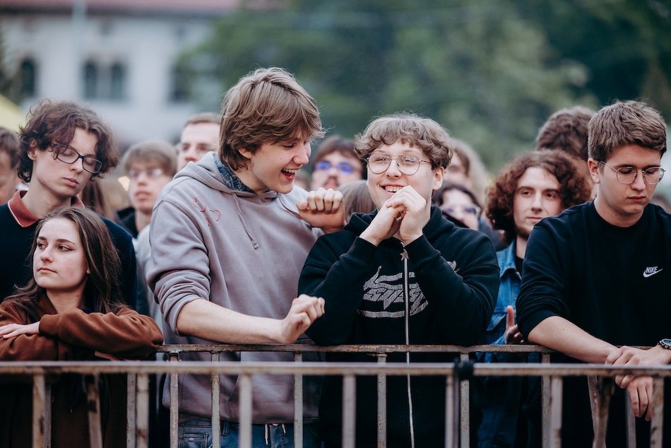 Łódź. Juwenalia Politechniki Łódzkiej. Na pierwszy ogień koncert zespołu Wilki!