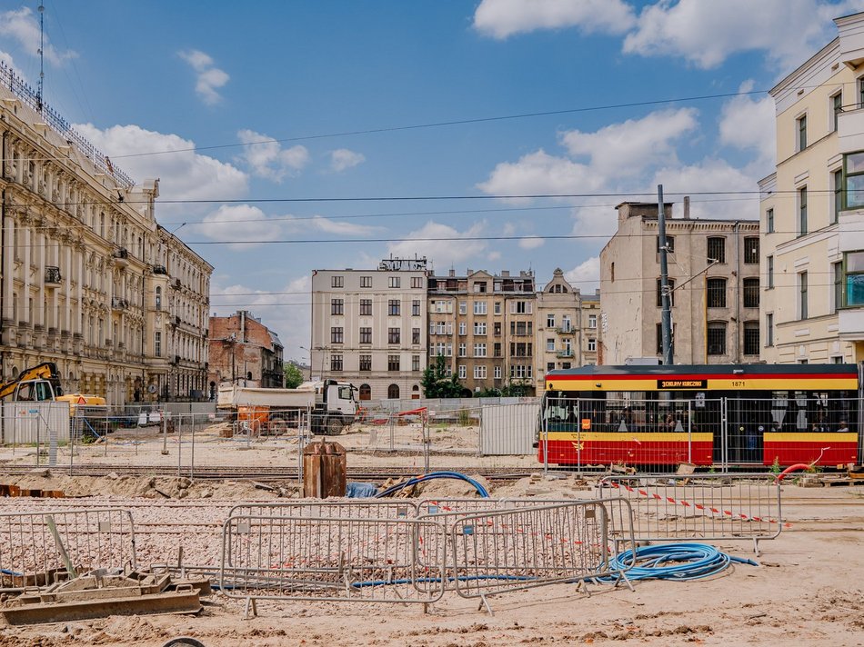 Nowe torowisko na Kościuszki