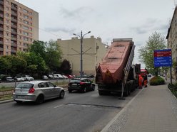 Remonty ulic w Łodzi. Naprawy nawierzchni na Kościuszki.