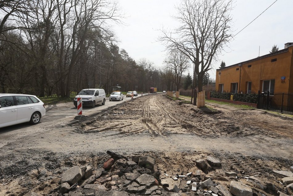 Krakowska w remoncie. Sprawdzamy, jak postępują prace.