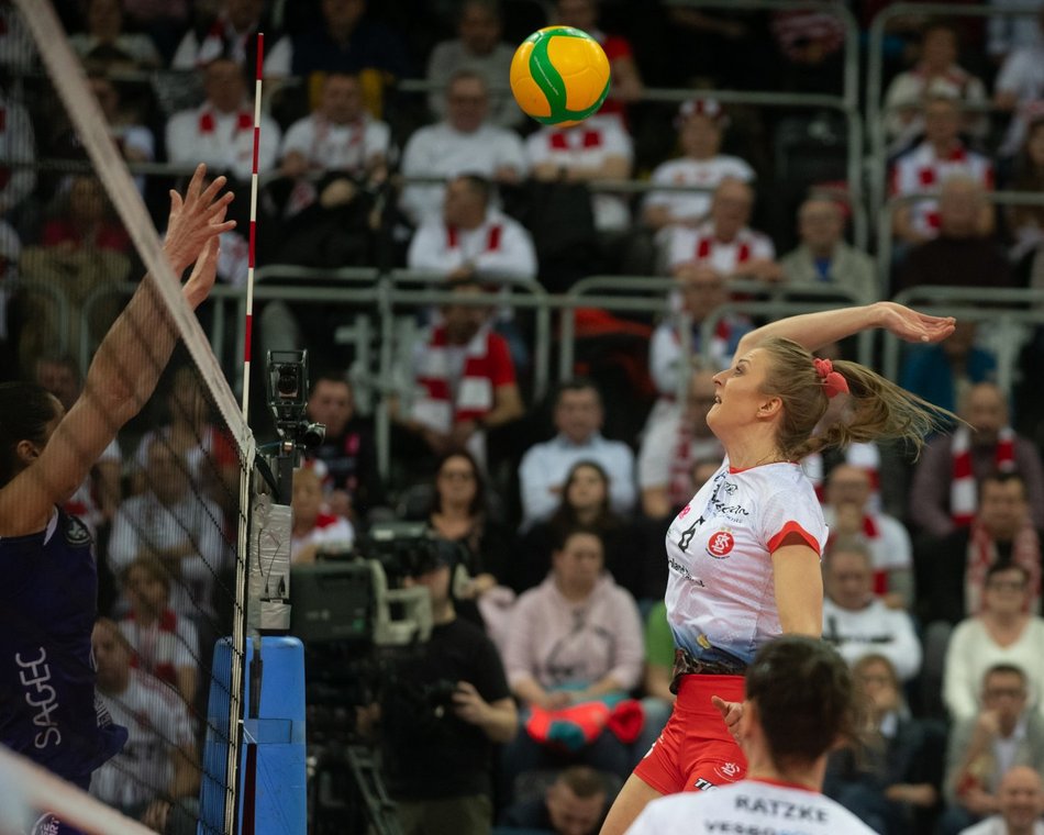 siatkarki podczas meczu