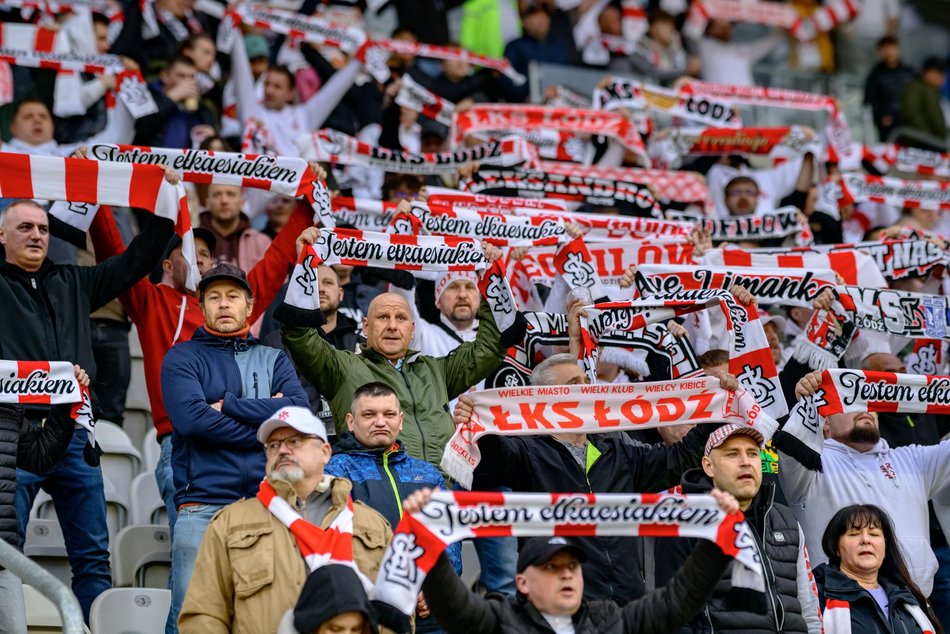 Kibice na meczu ŁKS Łódź z Odrą Opole. Byłeś/aś? Znajdź się w galerii!
