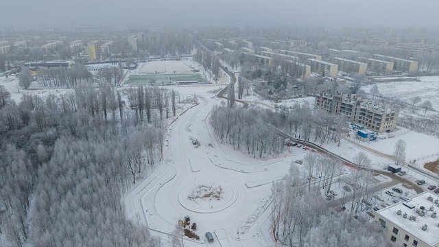 Remonty dróg na Teofilowie i Złotnie w Łodzi. Tak powstaje przedłużenie Kaczeńcowej [ZDJĘCIA]