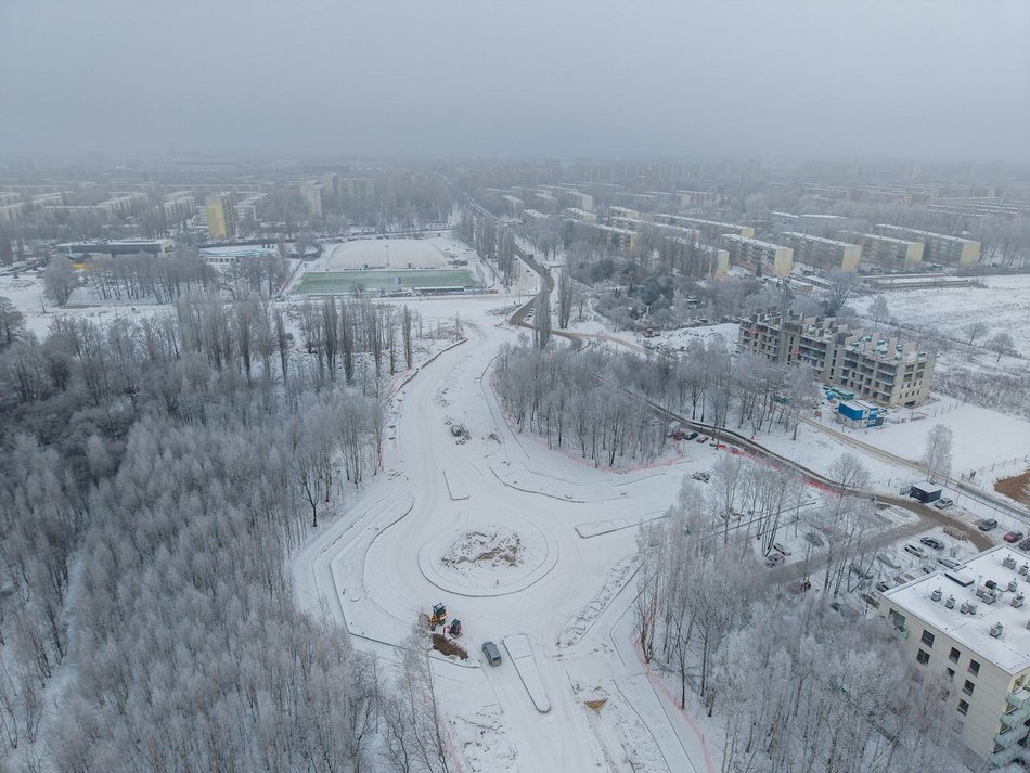 Łódź. Budowa przedłużenia ul. Kaczeńcowej