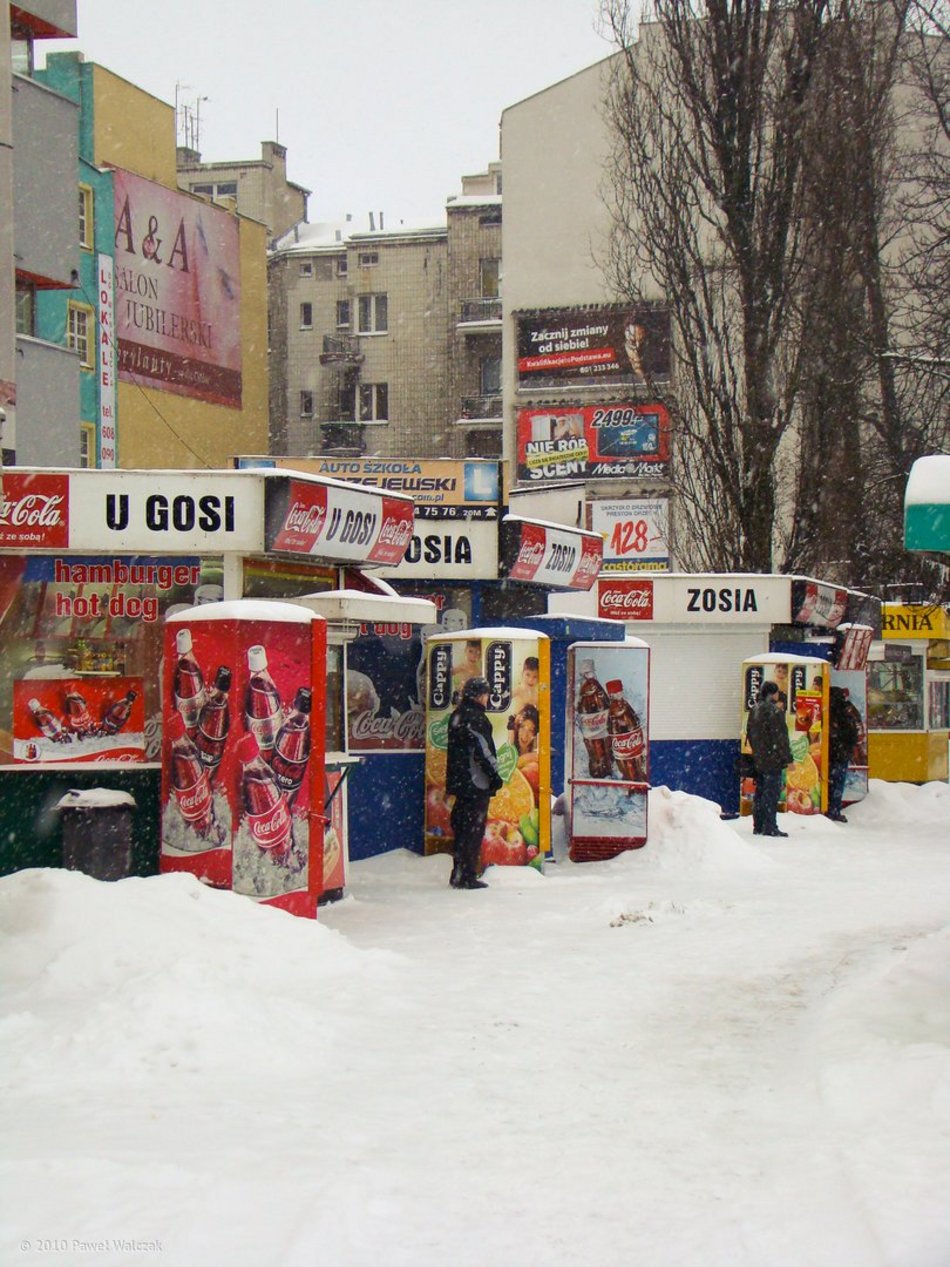 Łódź. Kultowe budki przy Centralu