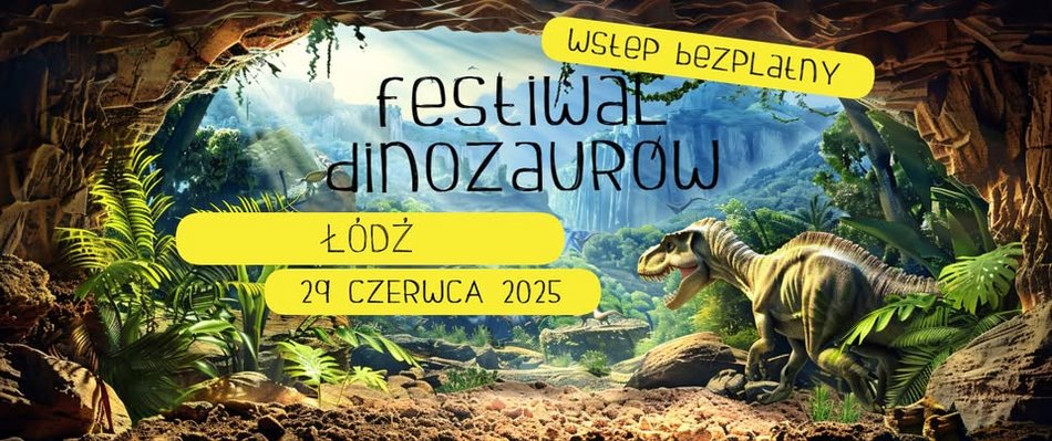 Festiwal dinozaurów w parku Piłsudskiego w Łodzi. Będzie strasznie... śmiesznie!