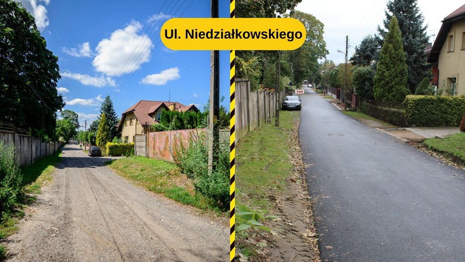 Łódź. Ulica Niedziałkowskiego w Łodzi
