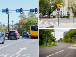 Łodź. Ulice w Łodzi