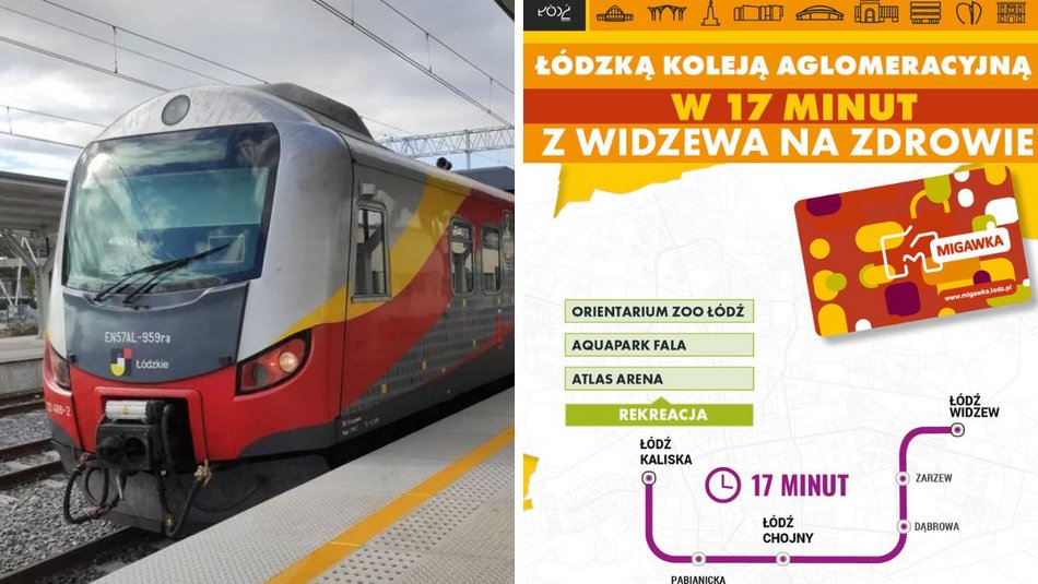 Łódź. Pociągiem z Widzewa na Zdrowie w 17 minut!
