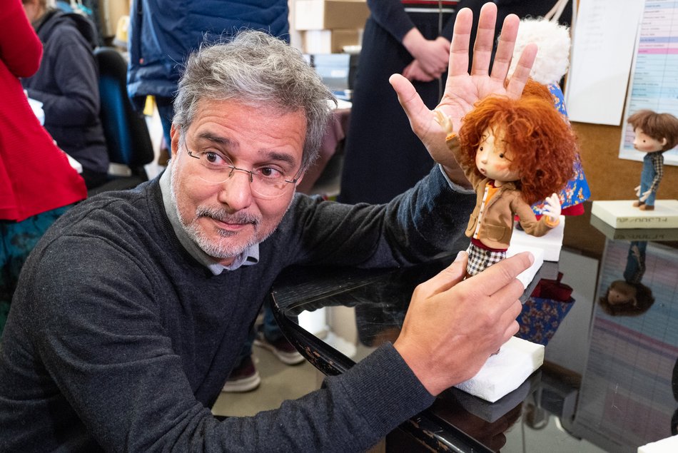 Łódzkie lalki do filmu „Lola i pianino hałasów” w reżyserii Augusto Zanovello