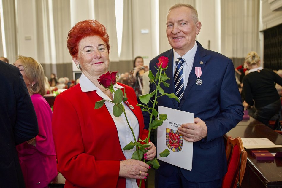 Małżeństwa z Łodzi uhonorowane medalami za wieloletnie pożycie