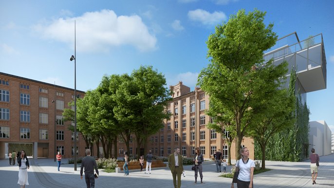 Fabryka przy Sienkiewicza 61 A - wizualizacja