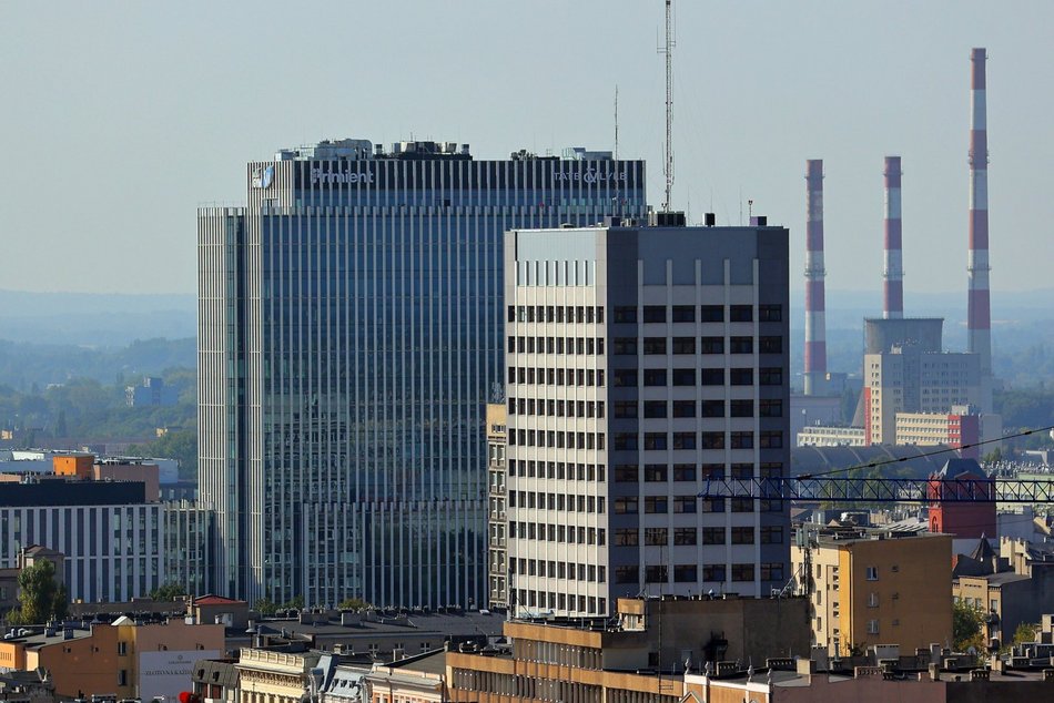 Wyjątkowa panorama Łodzi z dachu "wieżowca TVP"!