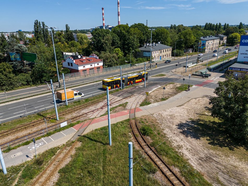 Żabieniec - remontowane torowisko