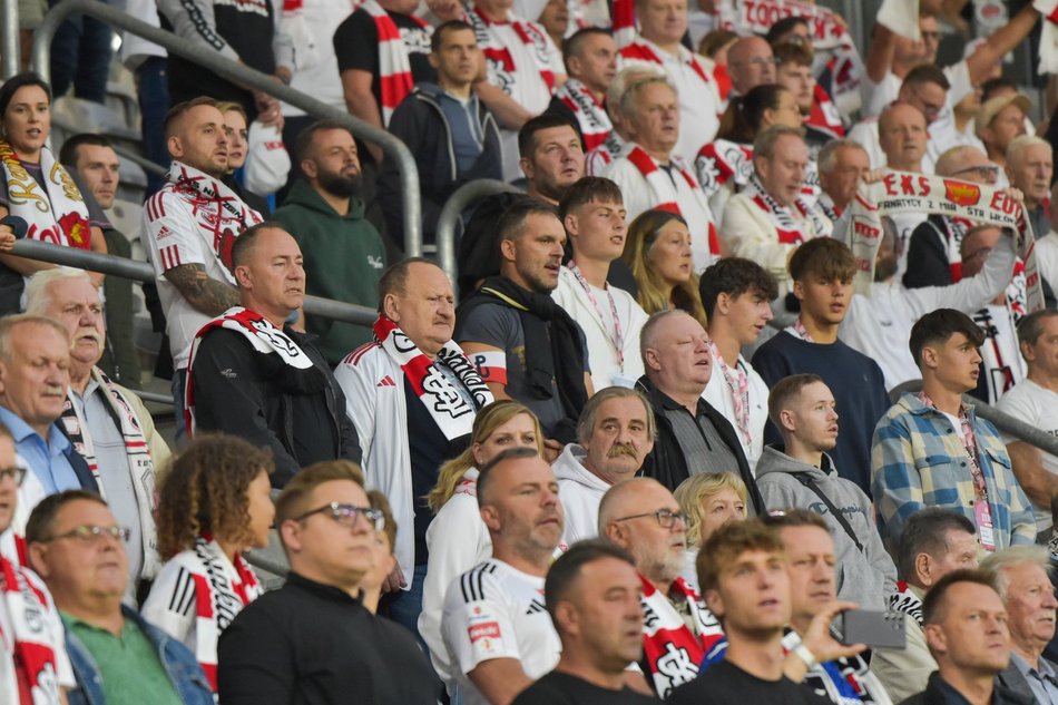 Kibice na meczu ŁKS Łódź z Polonią Bytom. Byłeś/aś tam? Odszukaj się w galerii!