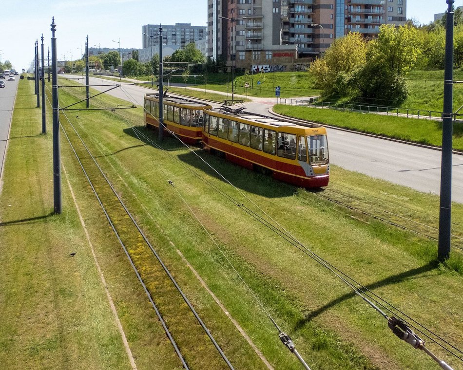 Łódź. Ponad 30 kilometrów najbardziej zielonych torowisk w Polsce? Oczywiście w Łodzi!