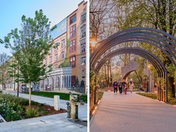 Łódź. Pasaż Schillera i Park Staromiejski