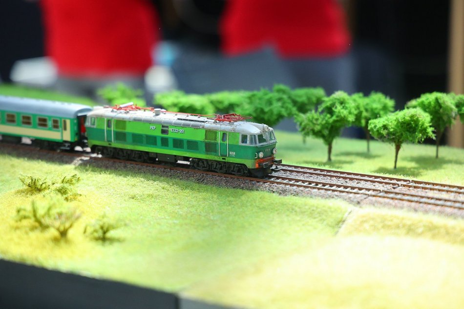 Łódź. Wystawa Makiet Kolejowych na dworcu Łódź Fabryczna. Święto miłośników pociągów