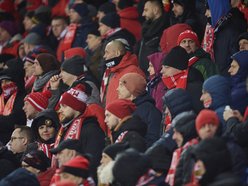 Mecz Widzew Łódź–Śląsk Wrocław, kibice na trybunach, zdjęcia