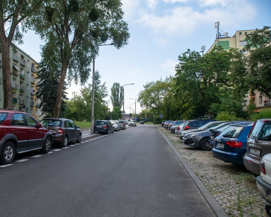 Ulica Ossowskiego po remoncie 