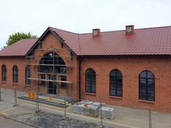 Remont budynku dworca na stacji Zduńska Wola