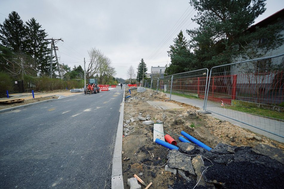 Łódź. Remont Biegunowej