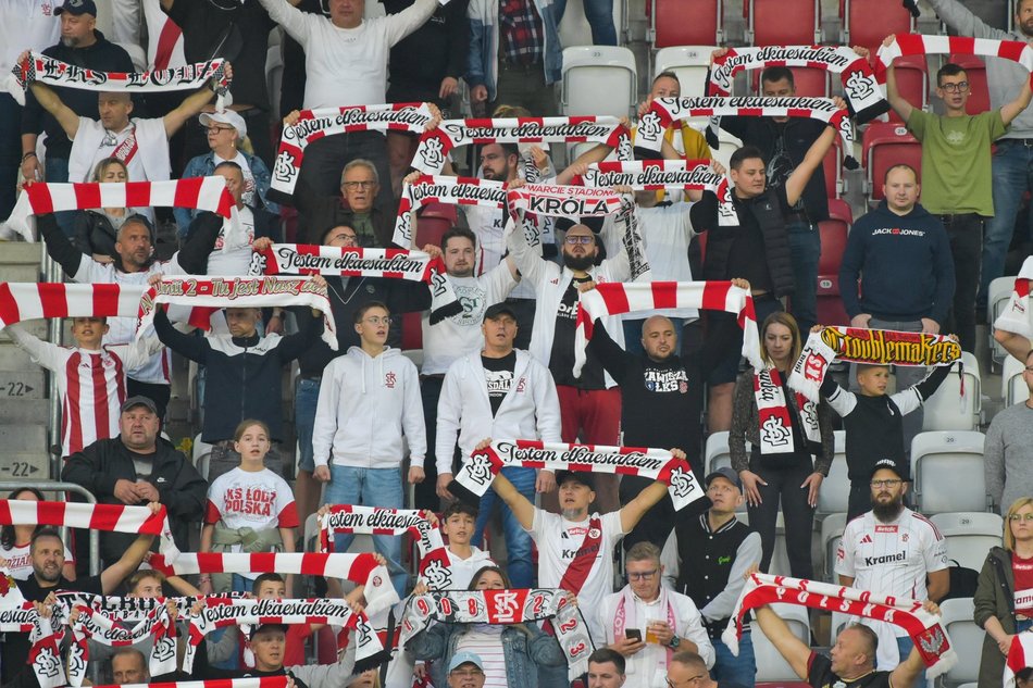 Kibice na meczu ŁKS Łódź z Polonią Bytom. Byłeś/aś tam? Odszukaj się w galerii!
