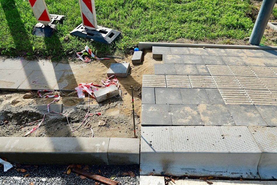 Duże zmiany na Brzezińskiej w Łodzi. Ruch przełożony na drugą nitkę