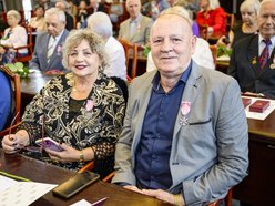 Łódź. Medale za długoletnie pożycie małżeńskie. To się nazywa wielka miłość!