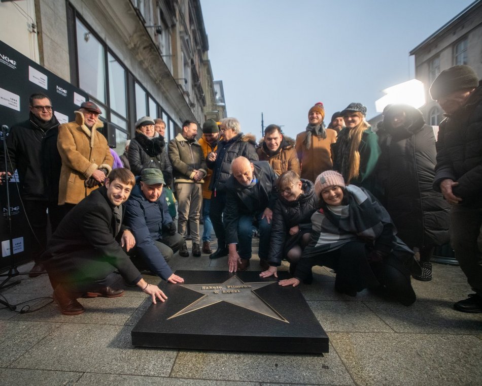 Łódzka Filmówka w Alei Gwiazd. Uroczyste odsłonięcie na Piotrkowskiej!