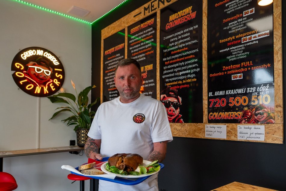 Łódź. U Golonkersów w Łodzi zjesz, jak u mamy! Golonki znane z zajazdu „Pod Dębami" teraz na Retkini!