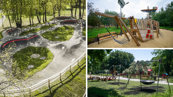 Łódź. Budżet Obywatelski Łódź dla dzieci. Powstały wodne place zabaw, pumptrack, naturalna bawialnia i więcej