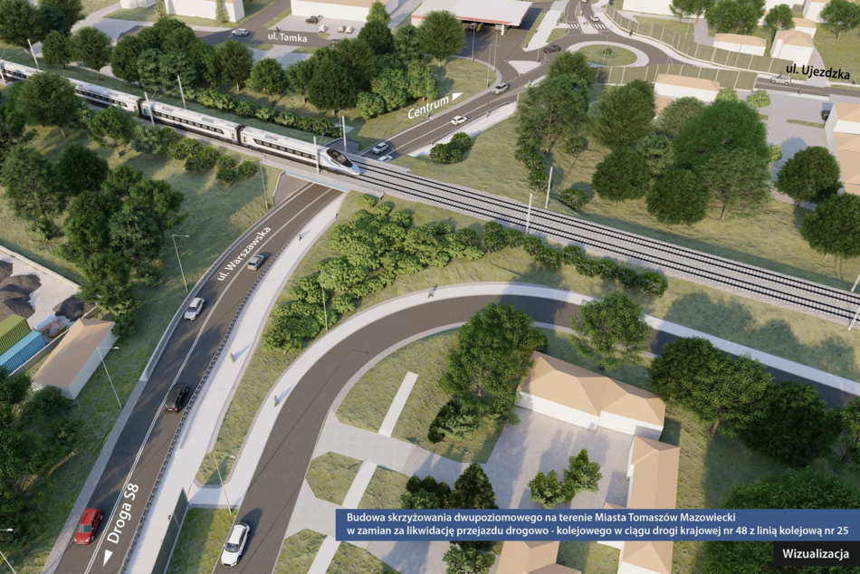 Łódź. Nowy tunel kolejowy w Tomaszowie Mazowieckim. Koniec czekania przed szlabanem!