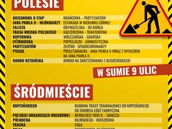 Łódź. Plany remontów ulic na Polesiu i Śródmieściu w 2026 roku