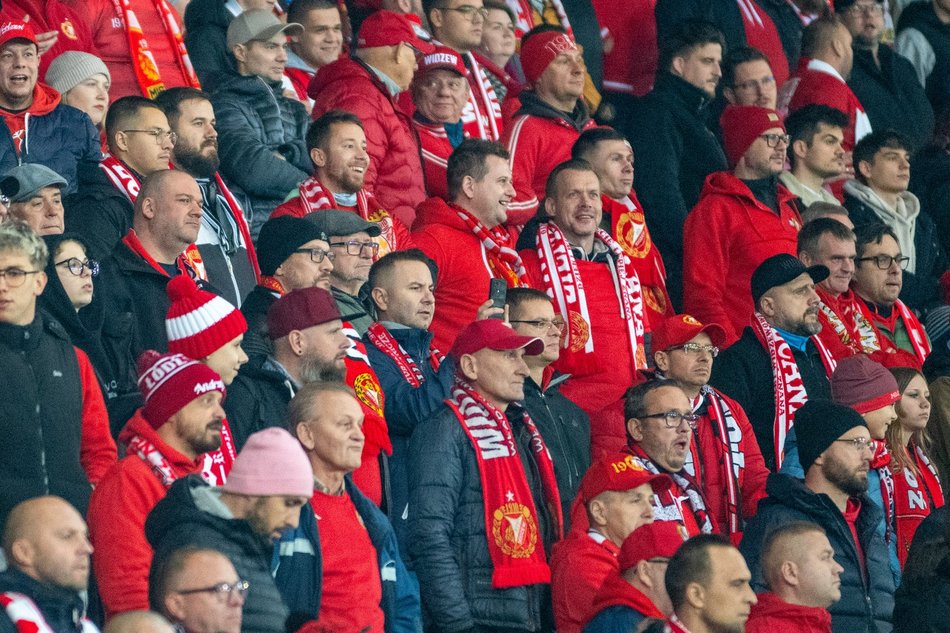 Kibice na meczu Widzewa Łódź z Zagłębiem Lubin. Byłeś/aś? Odszukaj się w galerii