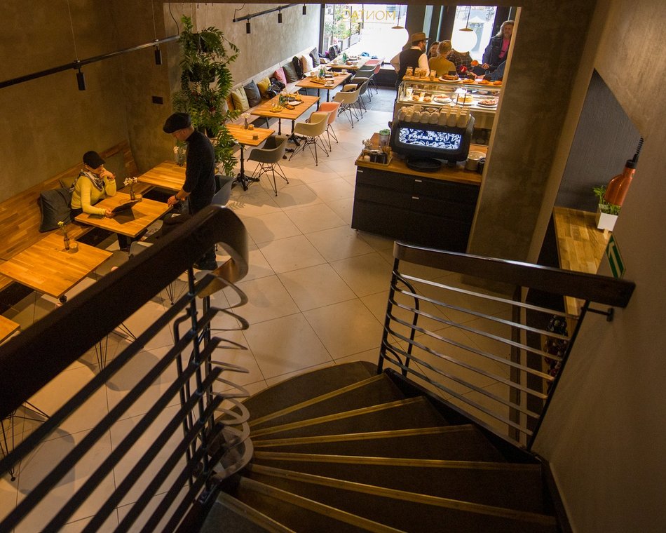 wnętrze piekarni Montag przy Piotrkowskiej 79