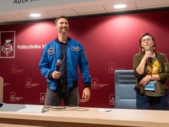 Łódź. Sławosz Uznański-Wiśniewski spotkał się z uczniami