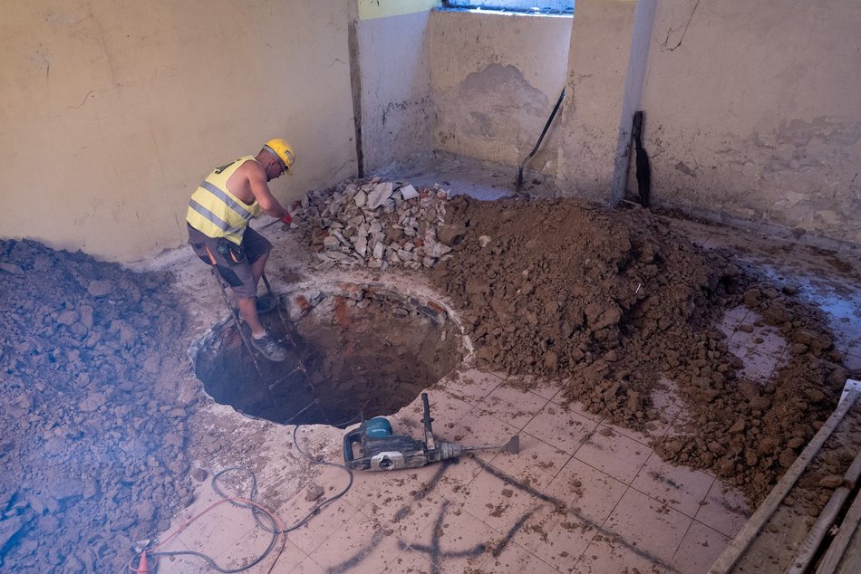 Łódź. Trwa remont w nowym żłobku w Łodzi! Powstaje w miejscu kultowej kiedyś kawiarni Irena