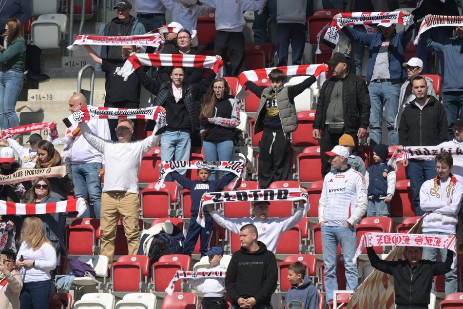 Kibice na meczu ŁKS Łódź ze Stalą Rzeszów. Byłeś? Odszukaj się w galerii