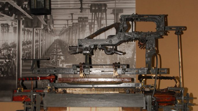 Krosno mechaniczne z maszyną nicielnicową