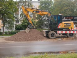 Łódź. Budowa drogi rowerowej na ul. Tatrzańskiej w Łodzi