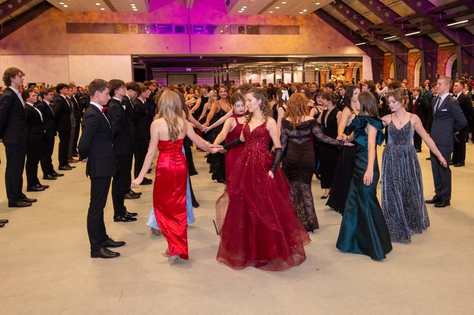 Łódź. Studniówka I LO w Łodzi