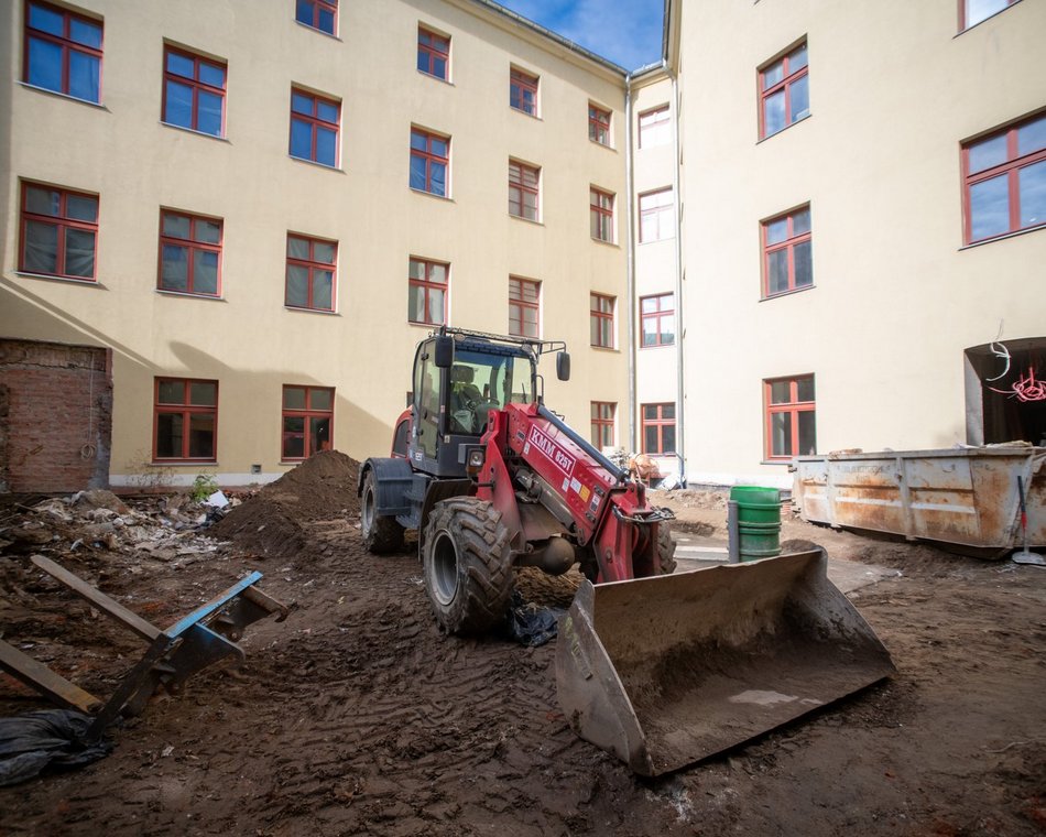 Rewitalizacja. Kamienica przy Wschodniej pięknieje. Podwórko będzie przykuwać uwagę