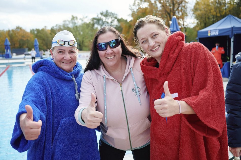 Aquapark Fala przyciągnął 130 pływaków na zawody Zimno i Fajnie