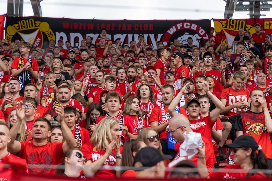 Łódź. Kibice na meczu Widzewa Łódź z Zagłębiem Lubin. Byłeś? Odszukaj się w galerii