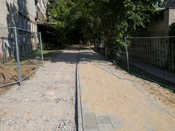 Budowa drogi rowerowej na Księżym Młynie w Łodzi