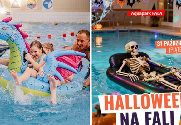 Łódź. Halloween w Aquaparku Fala. Zjawy, kościotrupy, upiorna muzyka i wodne niespodzianki