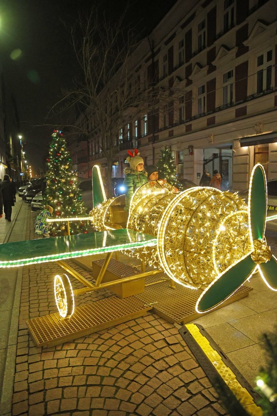 Świąteczna iluminacja Piotrkowskiej Łódź