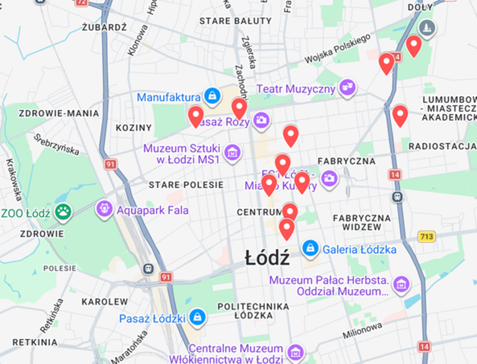 Łódź. Łódź na skróty! Tymi przejściami zawsze zdążysz na czas!